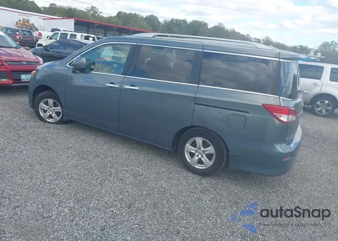 2012 Nissan Quest Sv z USA, uszkodzony, nr VIN JN8AE2KP5C9047850